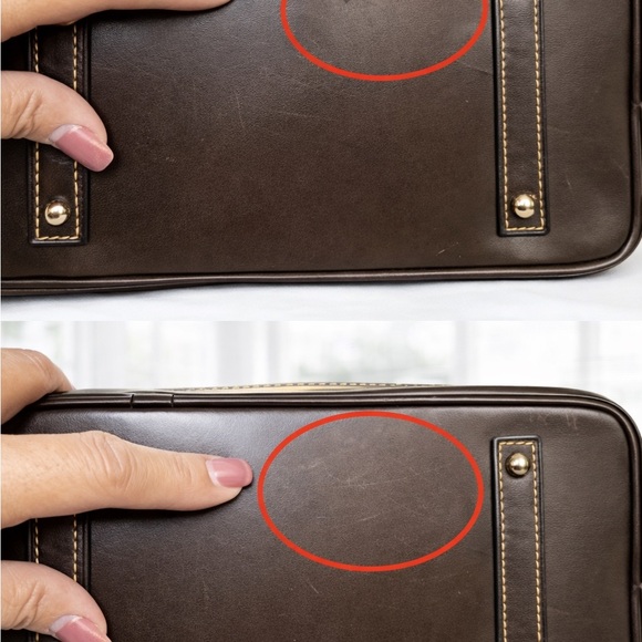 Dooney & Bourke Tan Crocodile Hobo Bag GUC - Picture 9 of 12